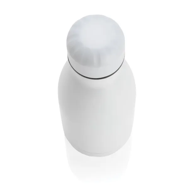  Solid color vacuum stainless steel bottle 260ml - XD Collection White 