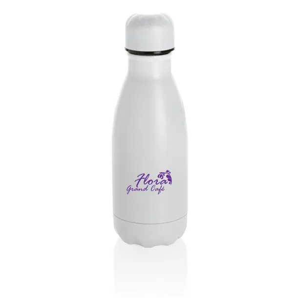  Solid color vacuum stainless steel bottle 260ml - XD Collection White 