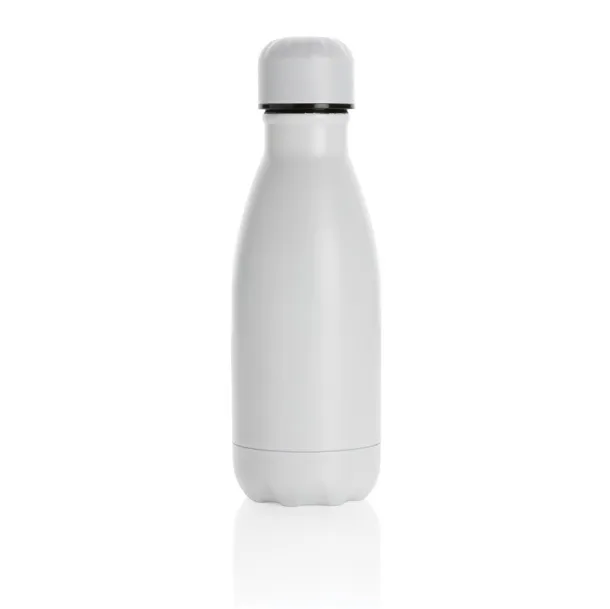  Solid color vacuum stainless steel bottle 260ml - XD Collection White 