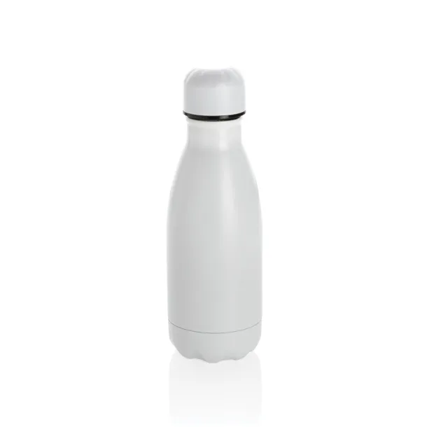  Solid color vacuum stainless steel bottle 260ml - XD Collection White 