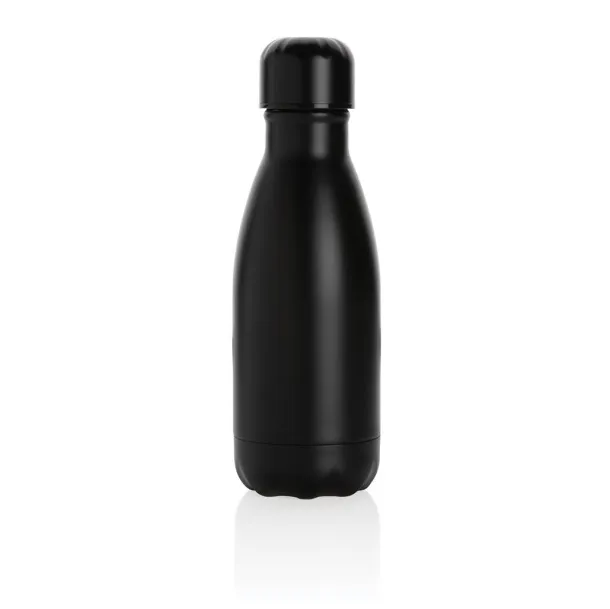  Solid color vacuum stainless steel bottle 260ml - XD Collection Black 