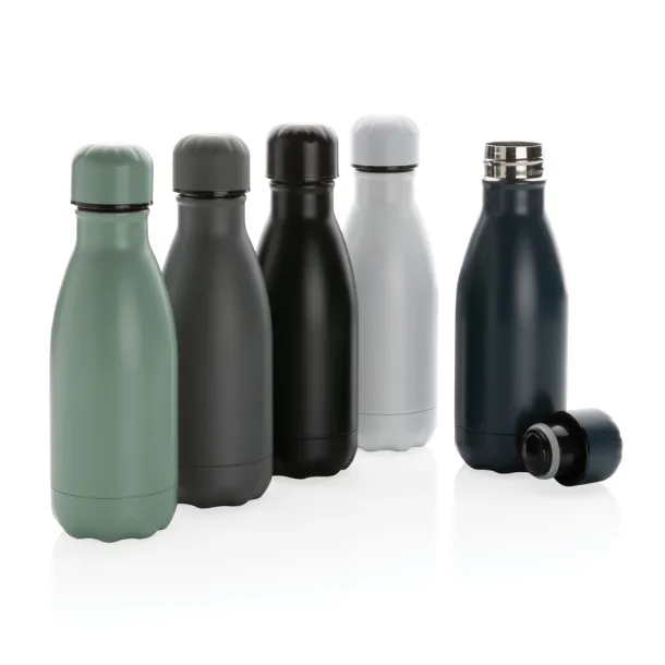  Solid color vacuum stainless steel bottle 260ml - XD Collection Black 