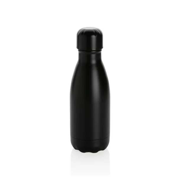  Solid color vacuum stainless steel bottle 260ml - XD Collection Black 