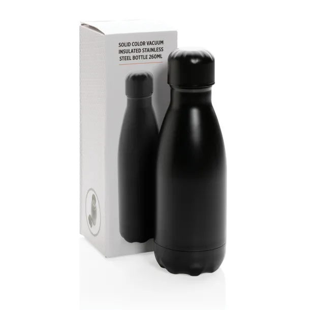  Boca od nehrđajučeg čelika - 260 ml - XD Collection Crna 