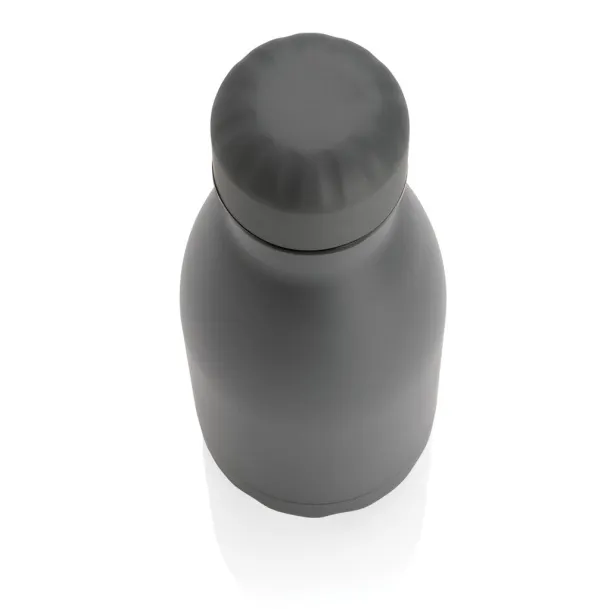  Solid color vacuum stainless steel bottle 260ml - XD Collection Grey 