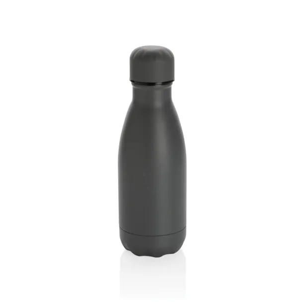  Solid color vacuum stainless steel bottle 260ml - XD Collection Grey 