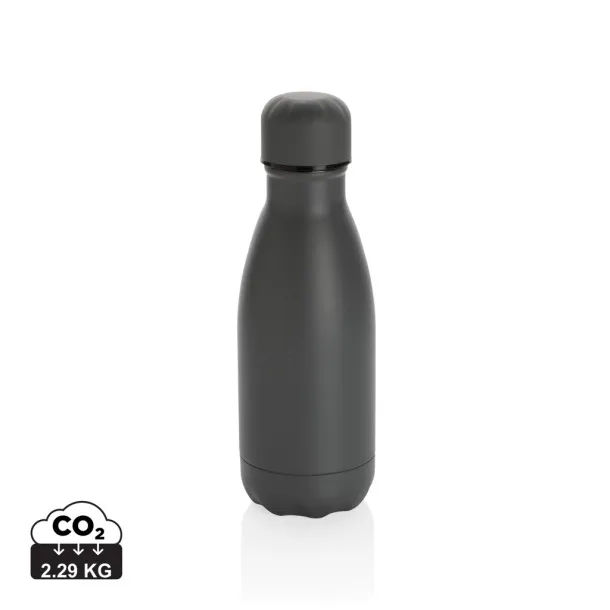  Solid color vacuum stainless steel bottle 260ml - XD Collection Grey 