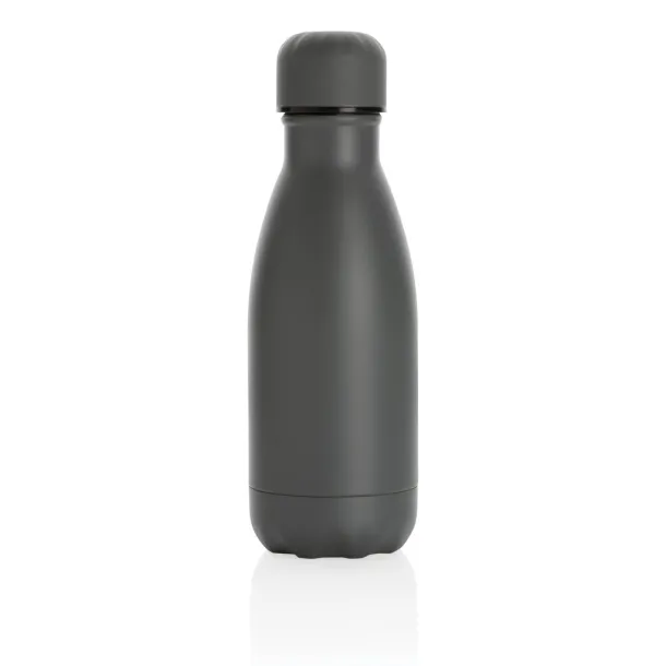  Solid color vacuum stainless steel bottle 260ml - XD Collection Grey 