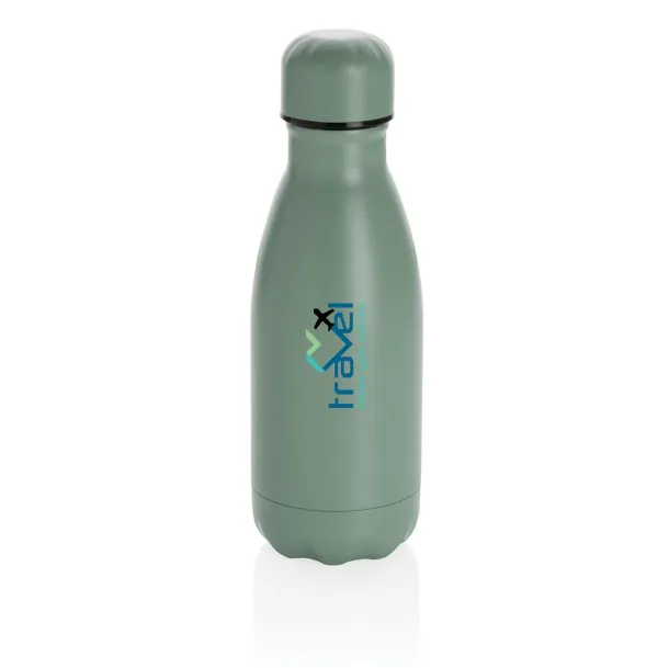  Solid color vacuum stainless steel bottle 260ml - XD Collection Green 