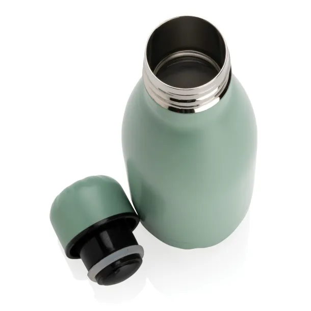  Solid color vacuum stainless steel bottle 260ml - XD Collection Green 