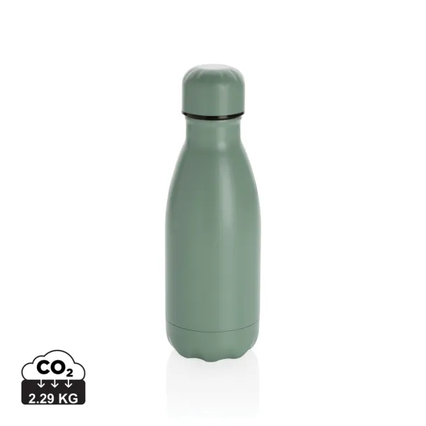  Solid color vacuum stainless steel bottle 260ml - XD Collection Green 