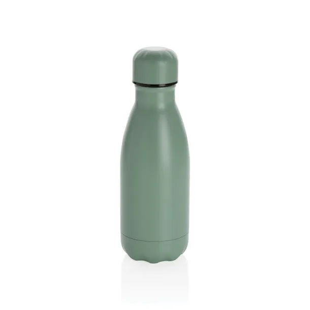  Solid color vacuum stainless steel bottle 260ml - XD Collection Green 