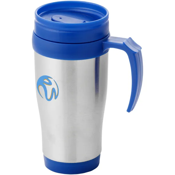 Sanibel 400 ml insulated mug Silver Blue