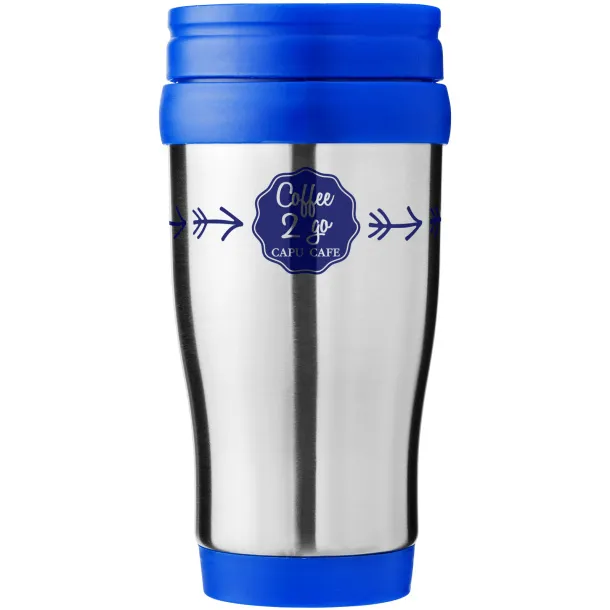 Sanibel 400 ml insulated mug Silver Blue