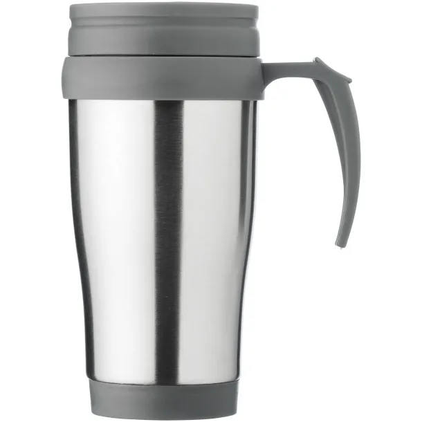 Sanibel 400 ml insulated mug Silver Grey