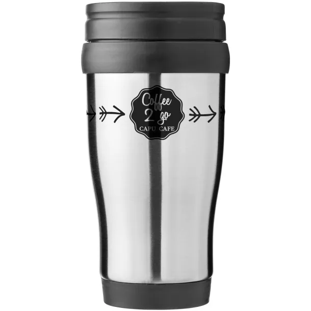 Sanibel 400 ml insulated mug Silver Grey