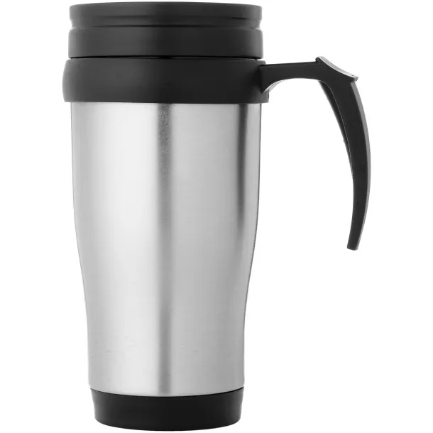 Sanibel termo šalica, 400 ml - Unbranded Srebrna Solid black