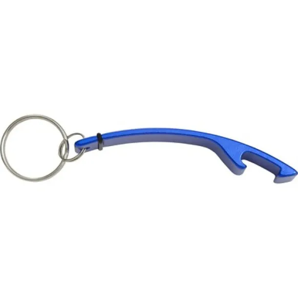  Keyring, bottle opener blue