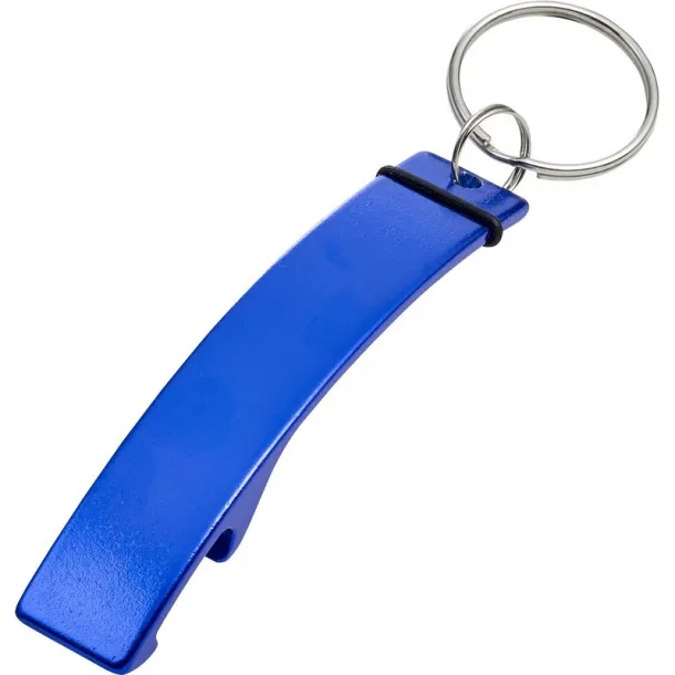  Keyring, bottle opener blue