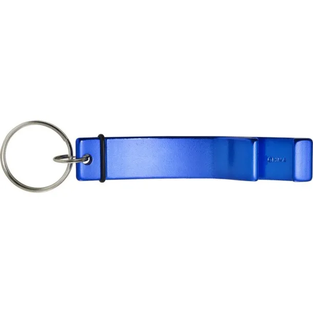  Keyring, bottle opener blue