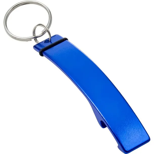  Keyring, bottle opener blue