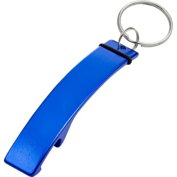  Keyring, bottle opener blue