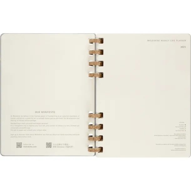  MOLESKINE Solar spiral planner A69F99