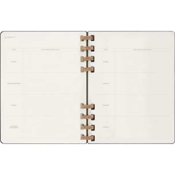  MOLESKINE Solar spiral planner black