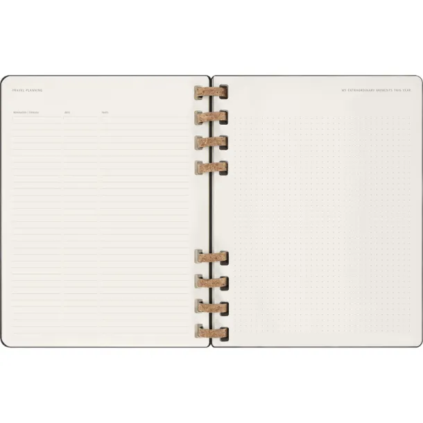  MOLESKINE Solar spiral planner black