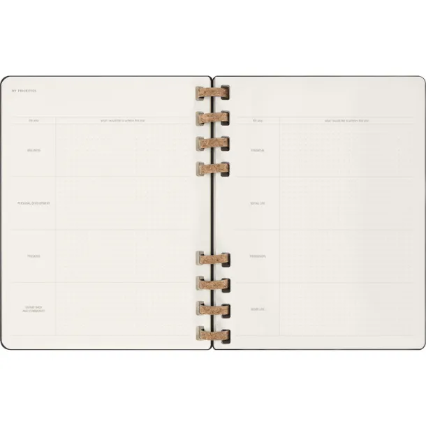  MOLESKINE Solar spiral planner black