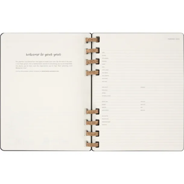  MOLESKINE Solar spiral planner black