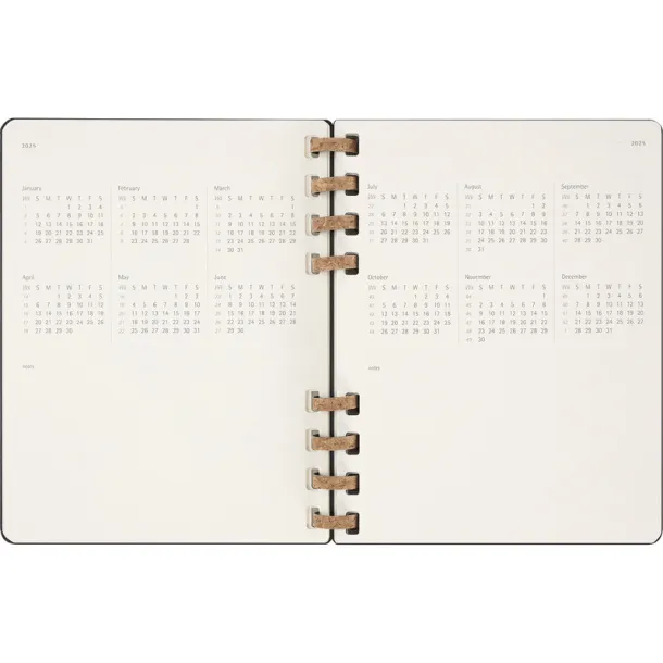  MOLESKINE Solar spiral planner black