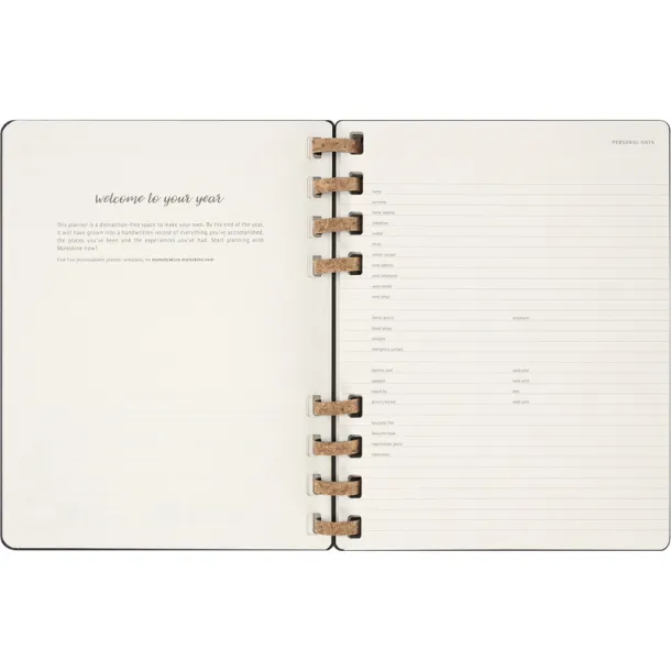  MOLESKINE Solar spiral planner black