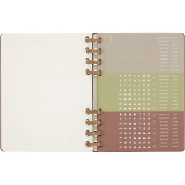  MOLESKINE Solar spiral planner beige