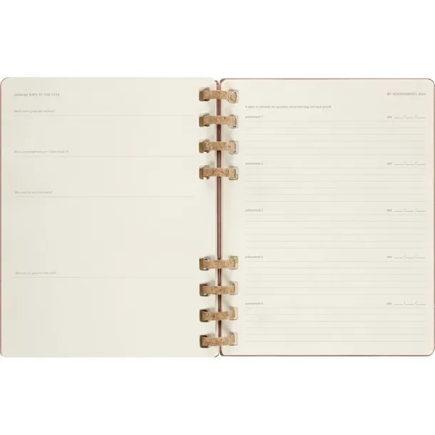  MOLESKINE Solar spiral planner beige