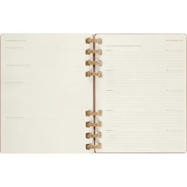  MOLESKINE Solar spiral planner beige