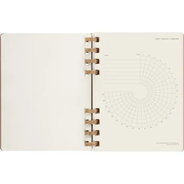  MOLESKINE godišnji spiralni planer beige