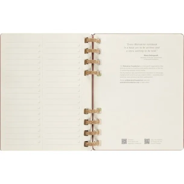  MOLESKINE Solar spiral planner beige