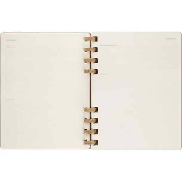  MOLESKINE Solar spiral planner beige