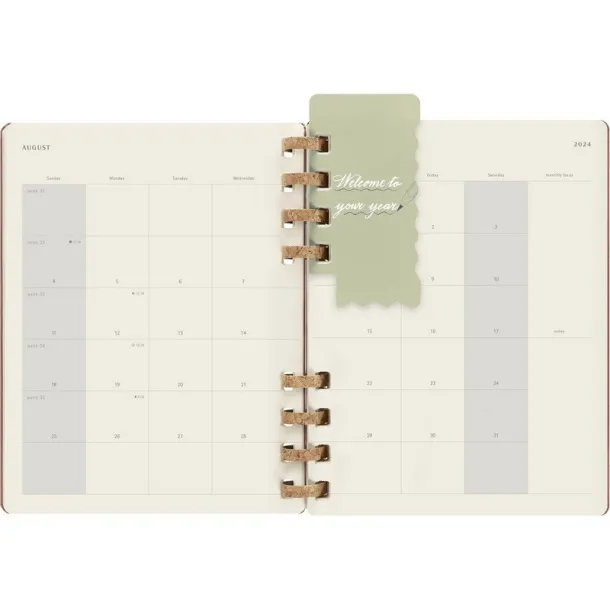  MOLESKINE Solar spiral planner beige