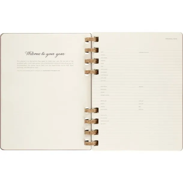  MOLESKINE Solar spiral planner beige