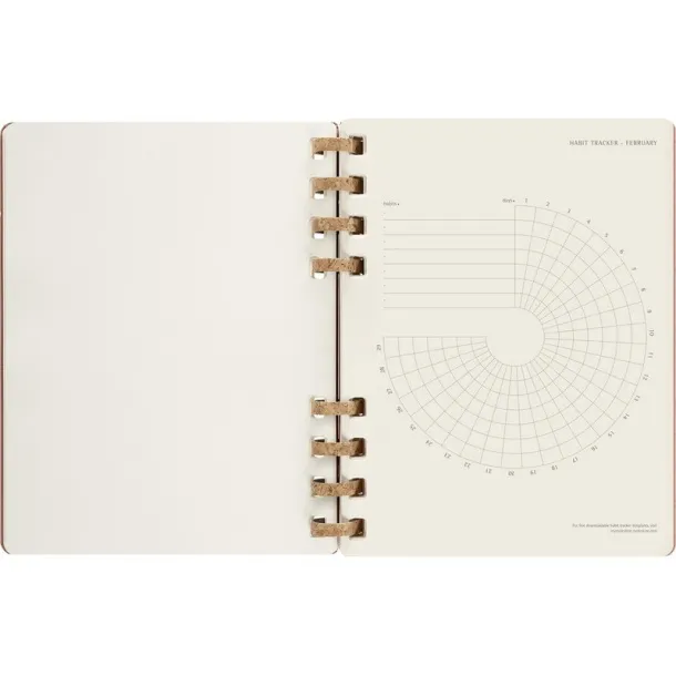  MOLESKINE Solar spiral planner beige