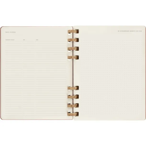  MOLESKINE Solar spiral planner beige