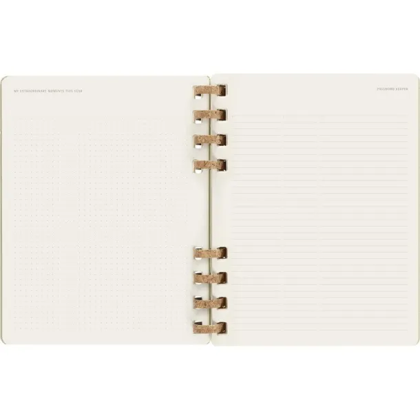  MOLESKINE Solar spiral planner khaki