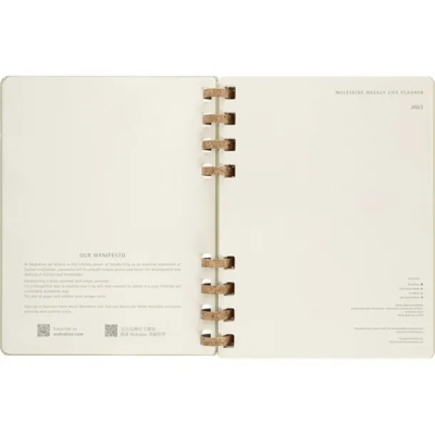  MOLESKINE Solar spiral planner khaki