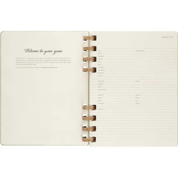  MOLESKINE Solar spiral planner khaki