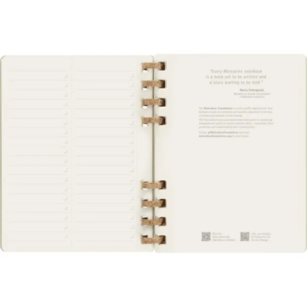  MOLESKINE Solar spiral planner khaki