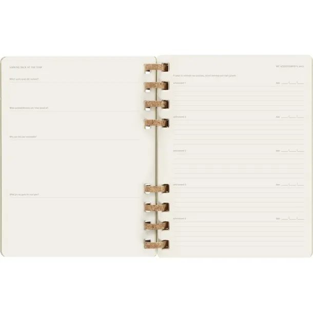  MOLESKINE Solar spiral planner khaki