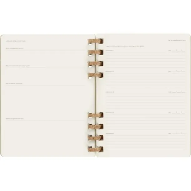  MOLESKINE Solar spiral planner khaki