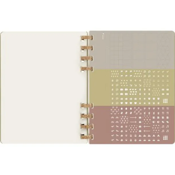  MOLESKINE Solar spiral planner khaki